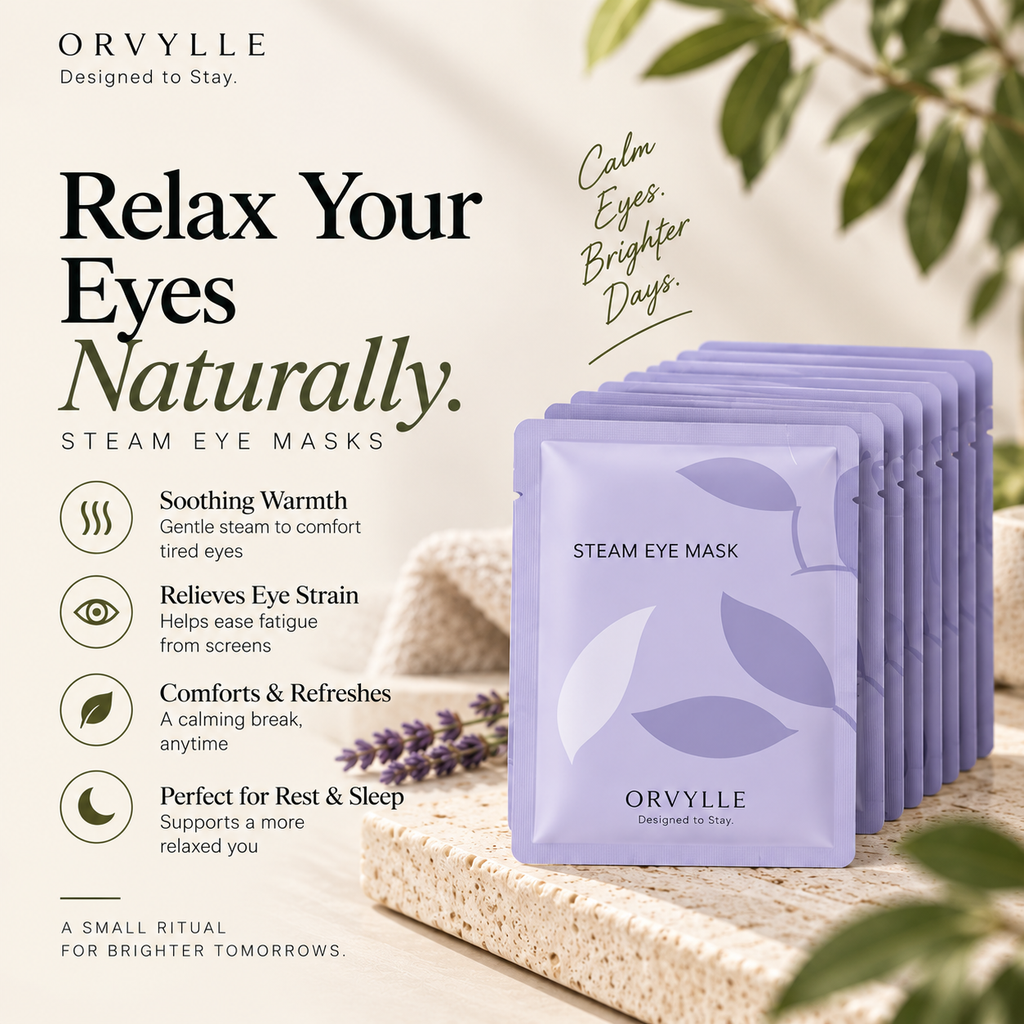 ORVYLLE™ — Self-Heating Steam Eye Mask
