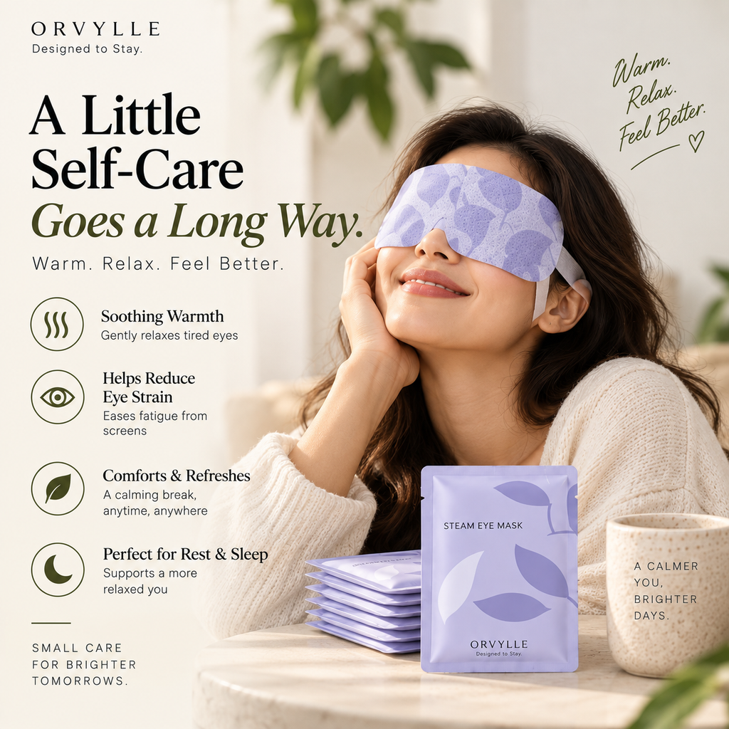 ORVYLLE™ — Self-Heating Steam Eye Mask