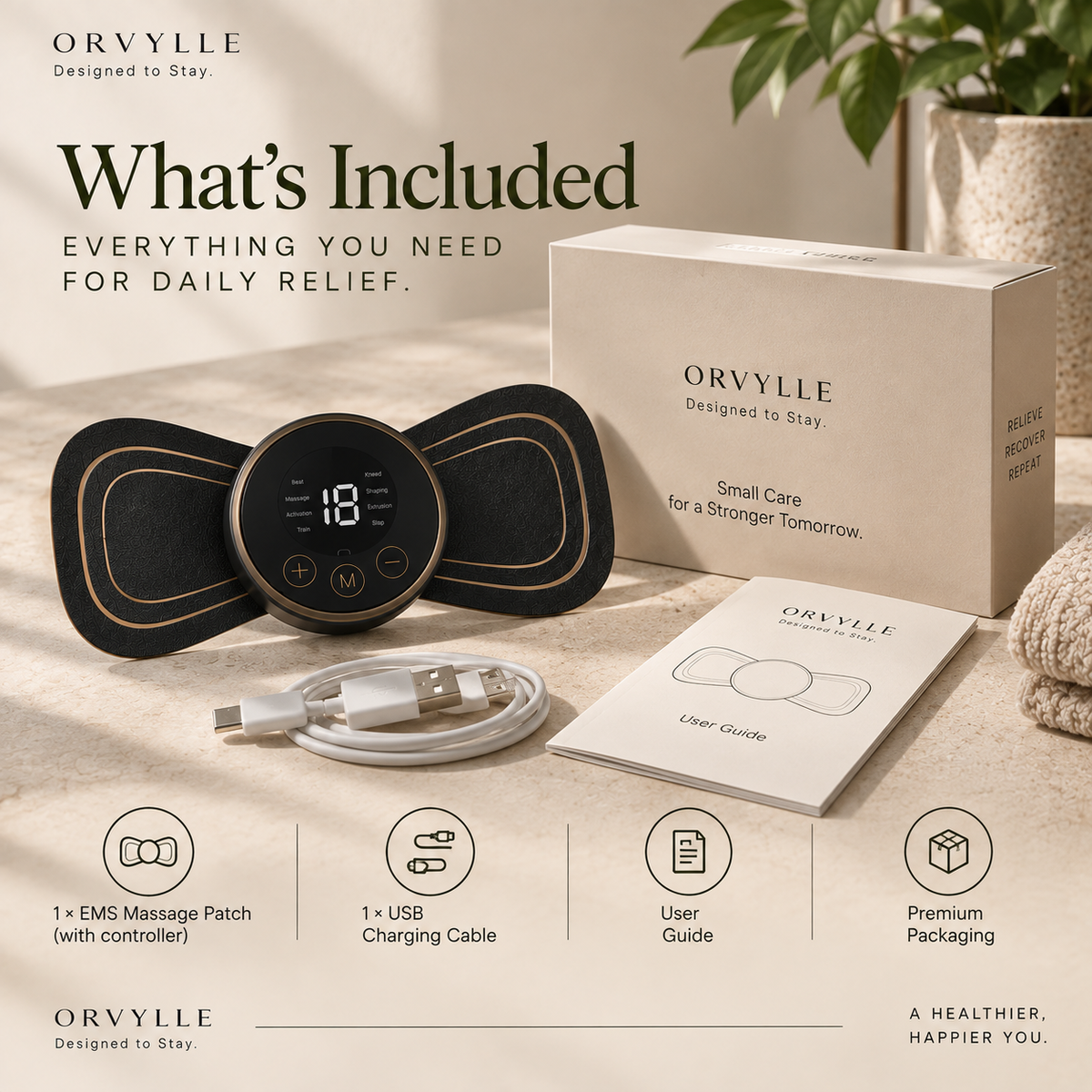 ORVYLLE™ — Wireless Recovery Massager