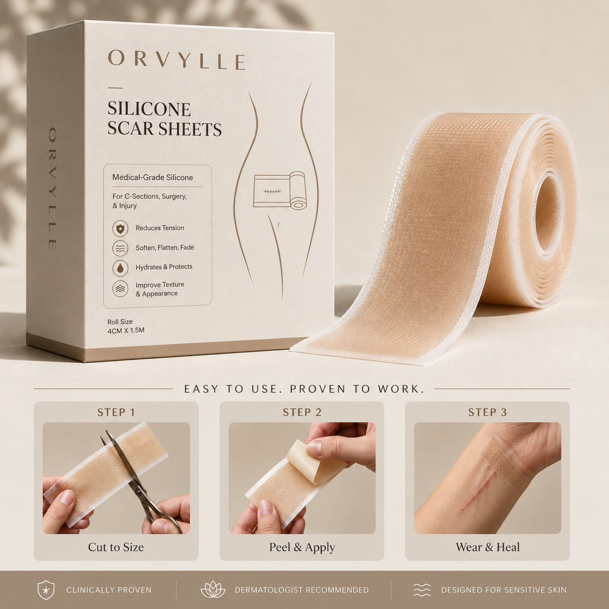 ORVYLLE™ Silicone Recovery Roll